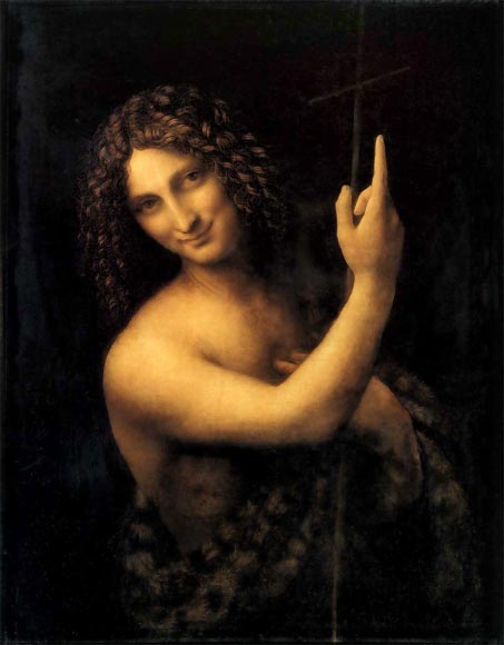 San Juan Bautista de Leonardo, Museo del Louvre, París