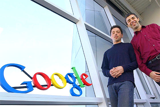 Resultado de imagen de larry page y sergey brin