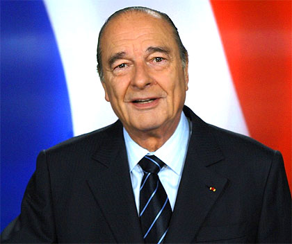 Resultado de imagen para Fotos de Jacques Chirac