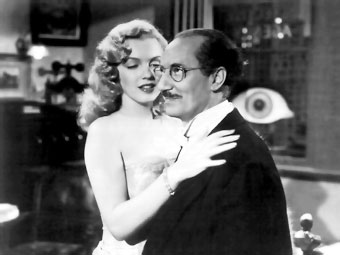 Marilyn con Groucho Marx