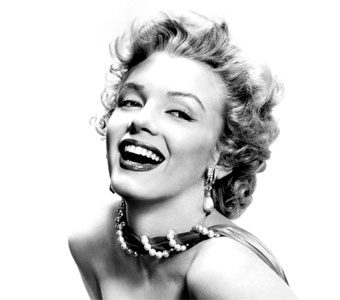La Estrella De Cine Estadounidense Marilyn Monroe Pendientes 